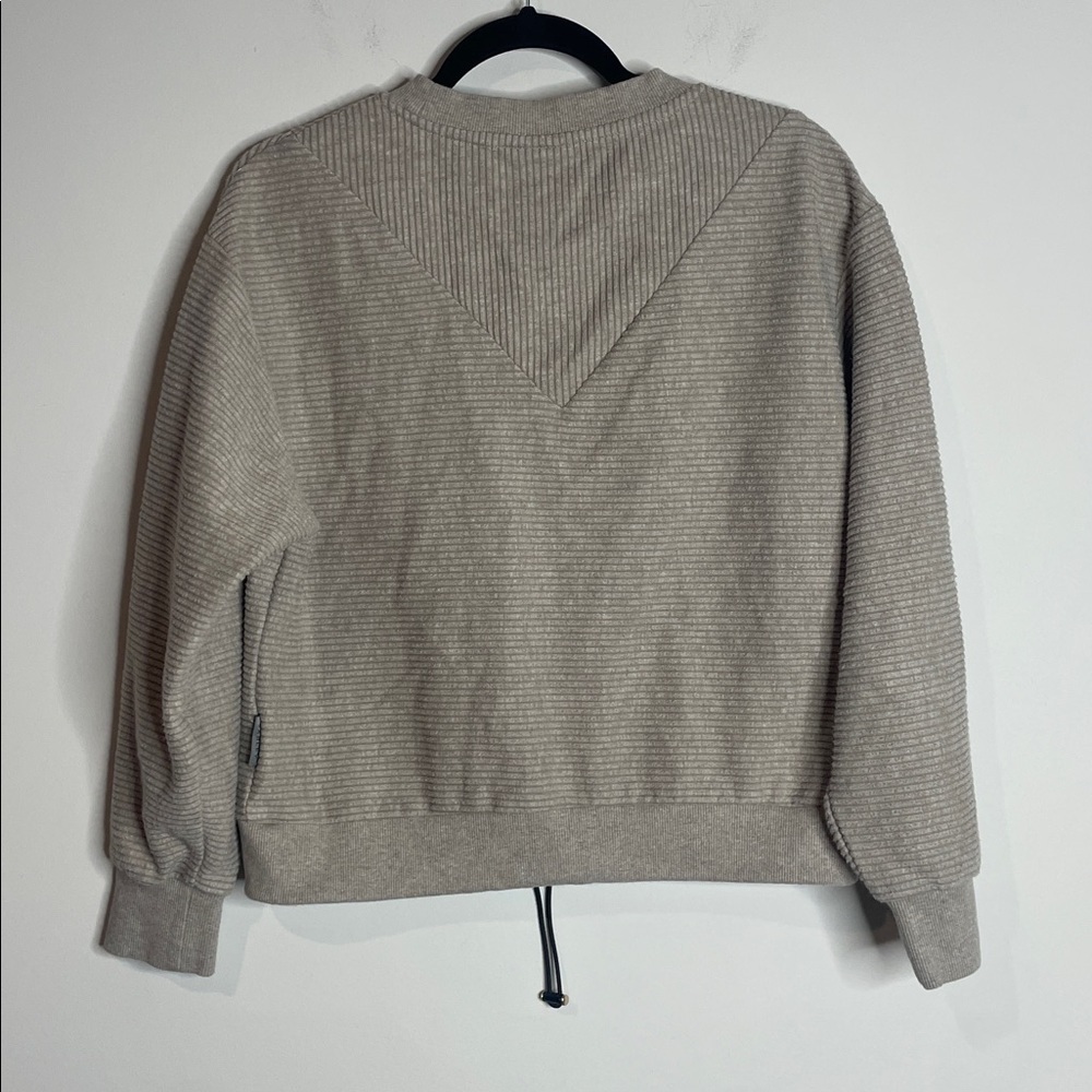 SOLD Varley | Women’s Arleta Ribbed Crew Neck Sweatshirt Size Small - Picture 6 of 7